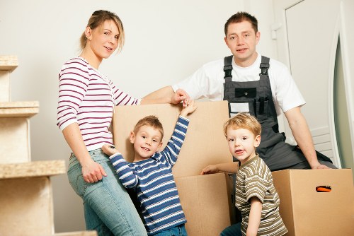 Seasonal storage setup for Creekmouth households with stacked containers