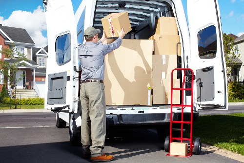 Low-carbon van used for sustainable storage collections and deliveries