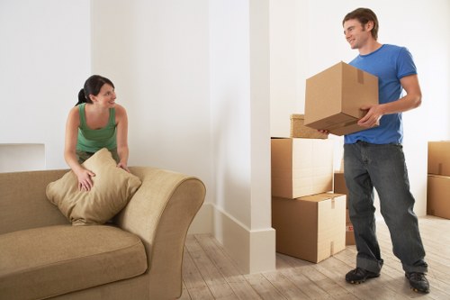 Personal and business storage units arranged in a modern facility